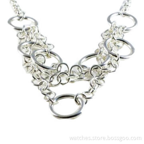 Fashion Necklace with Chrome Plating/Pendant, Made of Zinc-alloy, Wholesale Jewelry, OEM WelcomedNew